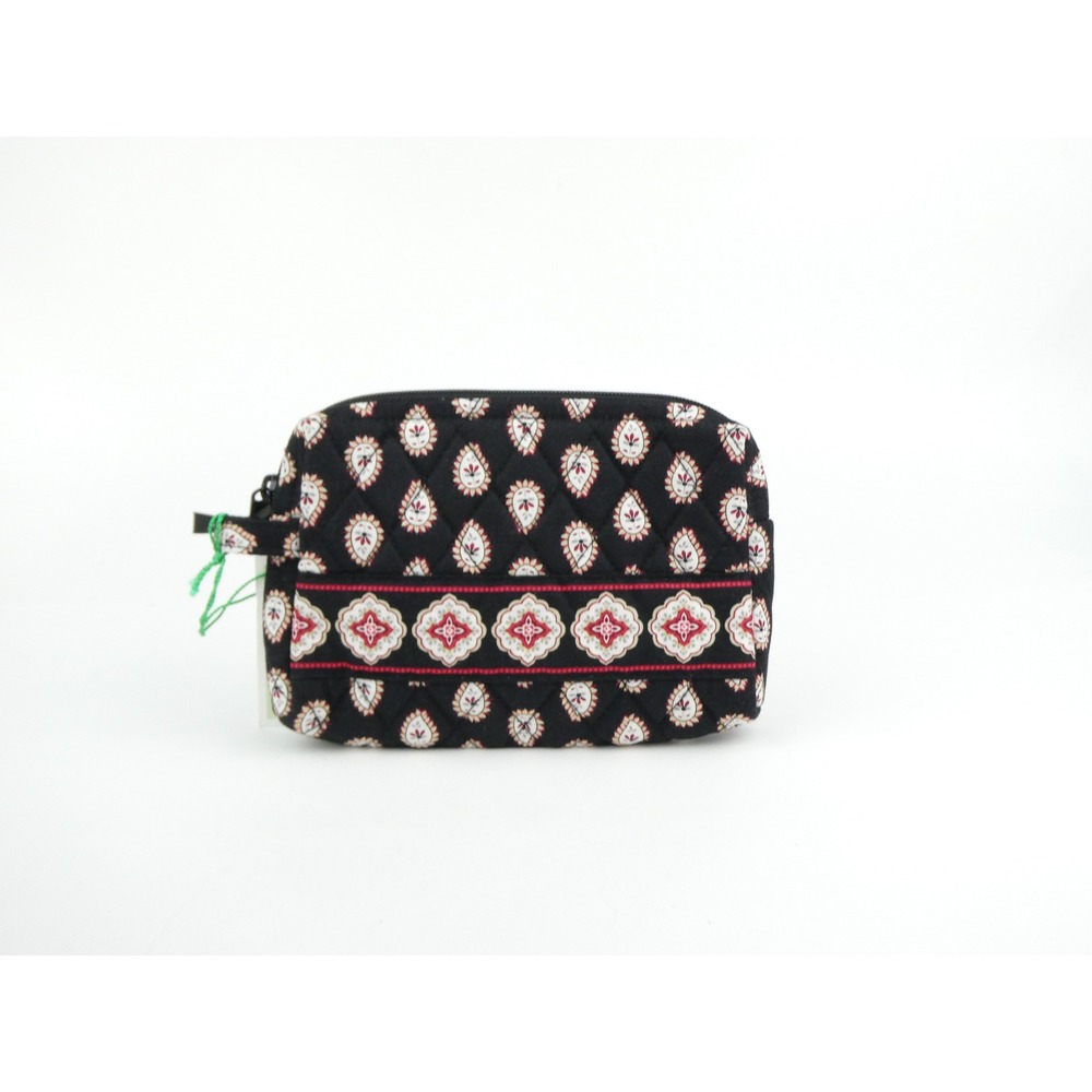 Vera Bradley Classic Black Small Cosmetic Case NWT